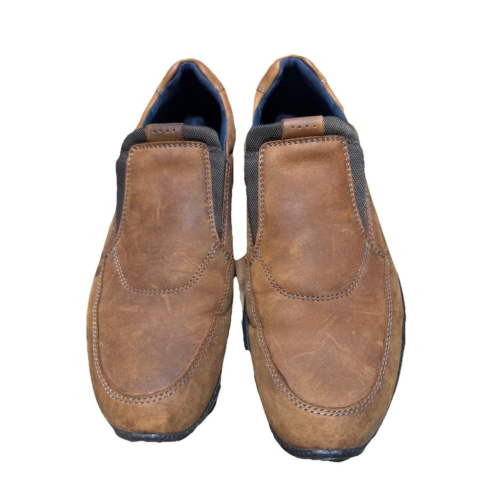 ECCO Men's Fusion II Slip-On Loafer Camel Brown US Size 12